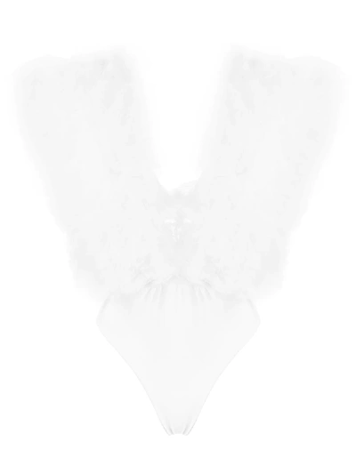 Alchemy Tulle Embellished Body In White