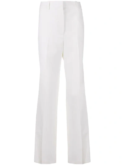 Victoria Beckham Tailored Straight-leg Trousers In White