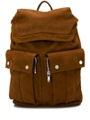 BRUNELLO CUCINELLI ZIPPED POCKET BACKPACK