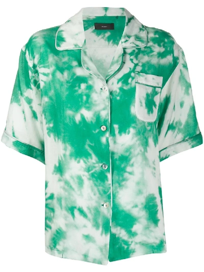 Alanui Tie-dye Print Shirt In Green