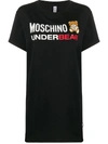 MOSCHINO MOSCHINO UNDERBEAR PRINTED T-SHIRT DRESS