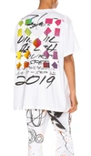 OFF-WHITE FUTURA ALIEN TEE,OFFF-MS181