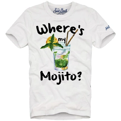 Mc2 Saint Barth Wheres My Mojito Man T-shirt In White ModeSens