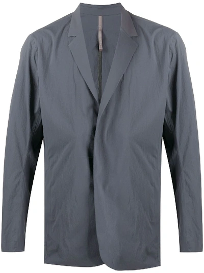 Ader Error Concealed Fastening Blazer In Grey