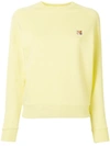 MAISON KITSUNÉ EMBROIDERED SWEATSHIRT