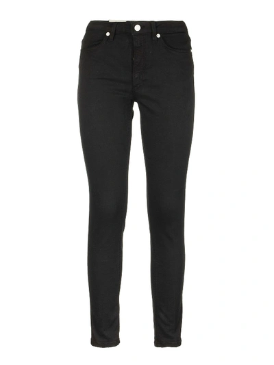 Dondup Lottie Tailored Track Black Cady Trousers