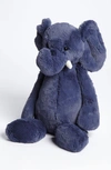 Jellycat Bashful Elephant Stuffed Animal In Blue