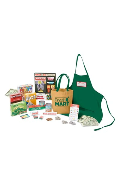 Melissa & Doug Grocery Store Companion Set In Green
