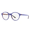Ray Ban Dean Eyeglasses Violet Frame Clear Lenses Polarized 48-19 In Violet