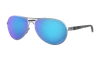 Oakley Feedback Polarized Sunglasses, Oo4079 In Polished Chrome
