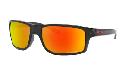 Oakley Oo9449-60 Gibston Acetate Rectangle-frame Sunglasses In Black
