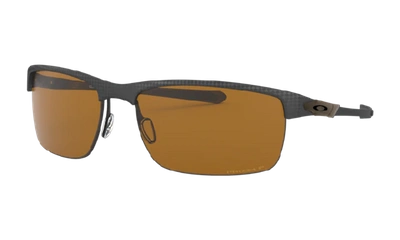 Oakley Carbon Blade Prizm Tungsten Rectangular Sunglasses 0oo9174 917410 66 In Matte Carbon Fiber