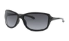 Oakley Cohort Gray Gradient Polarized Wrap Ladies Sunglasses Oo9301 930104 61 In Black