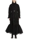 NOIR KEI NINOMIYA NOIR KEI NINOMIYA TULLE TRENCH COAT