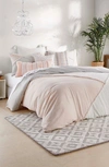 Peri Home Color Block Fringe Comforter Set, King In Multi