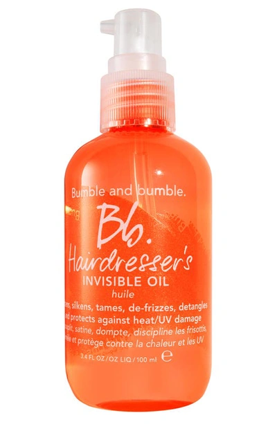 BUMBLE AND BUMBLE HAIRDRESSER'S INVISIBLE OIL FRIZZ REDUCING HAIR OIL, 3.4 OZ,B1G701