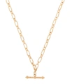 SUSAN CAPLAN VINTAGE GOLD-PLATED 1980S TOGGLE CHAIN NECKLACE,000702015