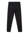PAUL SMITH TURNED-UP LINEN TROUSERS,000645765