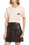 REBECCA MINKOFF LOVE STROKE WESTIN COTTON TEE,F19400C01