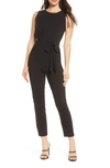 FRAICHE BY J SLEEVELESS STRETCH CREPE JUMPSUIT,FD 2764