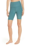 Beyond Yoga High Waist Biker Shorts In Meadow Sage-frosty Glade