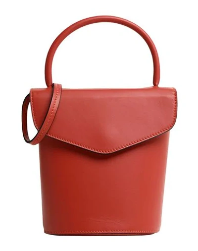 8 By Yoox Handbags In Brick Red
