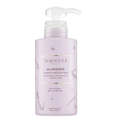 Wander Beauty All Inclusive Shampoo & Body Wash, 285ml In Colorless