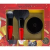 KOH GEN DO PERFECT FINISH BUFFING & FAN BRUSH, FACE POWDER (WORTH $145.00),PFS