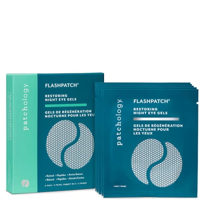 Patchology Flashpatch Restoring Night Eye Gels Five Pairs In N,a