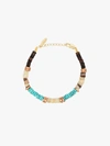 ALL THE MUST GOLD-PLATED PRECIOUS HEISHI BEADED BRACELET,BP415354155