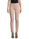 Ag Prima Sateen Cigarette Skinny Jeans In Autumn Rose