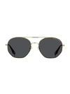 MARC JACOBS 57MM OVAL SUNGLASSES,0400012705351