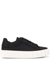 Primury Low-top Platform Sneakers In Black
