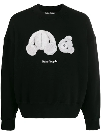 Palm Angels Black Ice Bear Sweatshirt