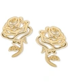 DISNEY CHILDREN'S BELLE ROSE STUD EARRINGS IN 14K GOLD