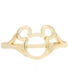 DISNEY CHILDREN'S MICKEY MOUSE SILHOUETTE RING IN 14K GOLD