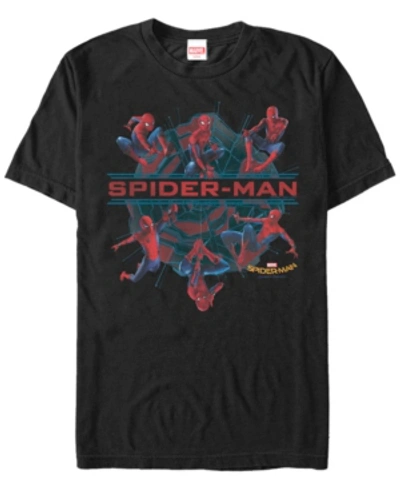Marvel Girl's Spider-man: Across The Spider-verse Miles Morales Movie Poster Child T-shirt In Black