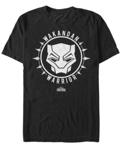 Marvel Men's Black Panther Wakanda Warrior Short Sleeve T-shirt