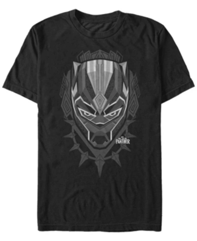 Marvel Men's Black Panther Wakanda King Plaque Short Sleeve T-shirt