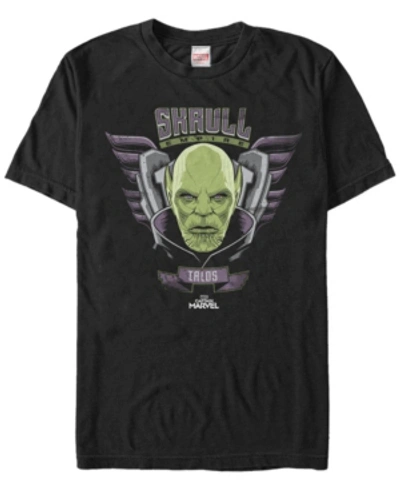 Marvel Men's Captain  The Skrull Empire Short Sleeve T-shirt In Black