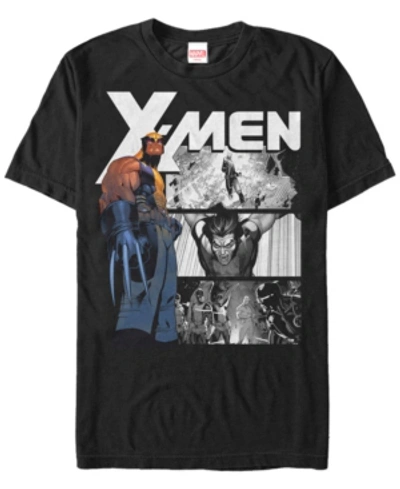 Marvel Men's Comic Collection X-men The Wolverine Short Sleeve T-shirt In Black