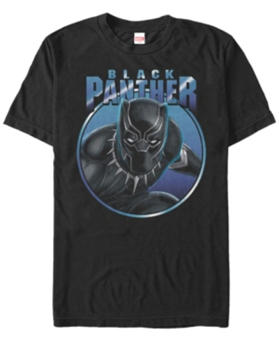 Marvel Men's Comic Collection Black Panther Gaze Short Sleeve T-shirt