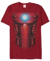 MARVEL MARVEL MEN'S COMIC COLLECTION IRON MANS SUIT UPGRADED SHORT SLEEVE T-SHIRT
