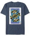 MARVEL MARVEL MEN'S COMIC COLLECTION THANOS PLAYING CARDS SHORT SLEEVE T-SHIRT