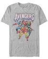 MARVEL MARVEL MEN'S COMIC COLLECTION RETRO EARTHS MIGHTIEST HEROES SHORT SLEEVE T-SHIRT
