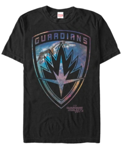 Marvel Men's Guardians Of The Galaxy Vol. 2 The Milano's Shield Short Sleeve T-shirt In Black