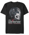 Marvel Men's Avengers Infinity War The War Machine Posed Profile Short Sleeve T-shirt In Black