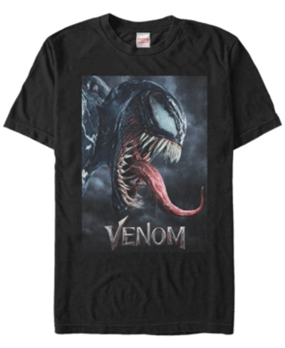 Marvel Men's Venom Action Poster Short Sleeve T-shirt In Black