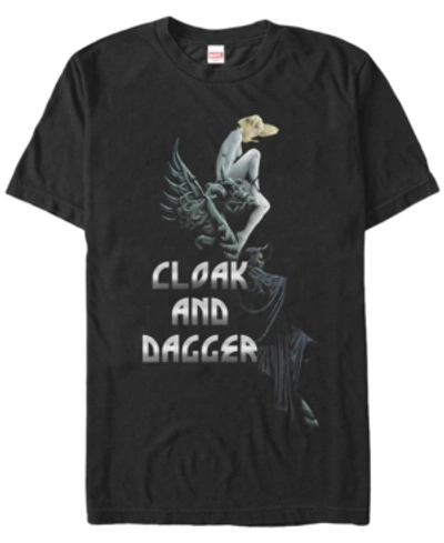 Marvel Men's Universe Cloak And Dagger Short Sleeve T-shirt In Black
