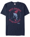 Marvel Men's Guardians Vol.2 Yondu The Best Daddy Short Sleeve T-shirt In Navy